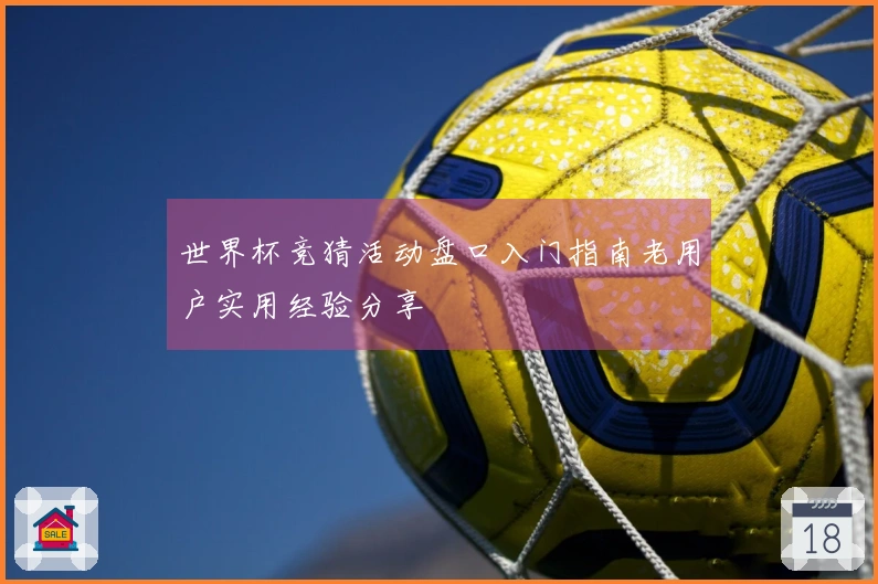 世界杯竞猜活动盘口入门指南老用户实用经验分享